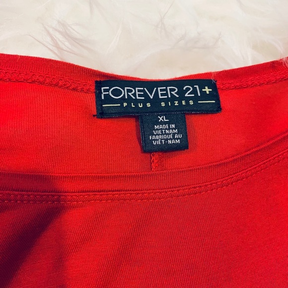 Forever 21 Plus Size XL Red Blouse - Picture 4 of 4